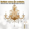 thumbnail image 4 of Cubiertas de Candelabro Uxcell - Cubiertas de Socket de Candelabro de Metal, Manga de Lámpara para Luces Colgantes, Lámparas de Techo y de Mesa Bronce 1 0.94 in, 4 of 7