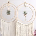 thumbnail image 3 of Plant Hanging Basket Tapestry Mini Storage Hanging Basket - Style 3 Material: Cotton Rope, 3 of 8