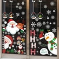 thumbnail image 1 of Christmas Window Clings Double Sided Christmas Window Clings Christmas Window Decorations Winter Decorations Window Snowflakes Decal, 1 of 5
