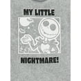 thumbnail image 3 of Disney Nightmare Before Christmas Baby Boys or Girls Graphic Washed Romper, Sizes 0/3M-24M, 3 of 8