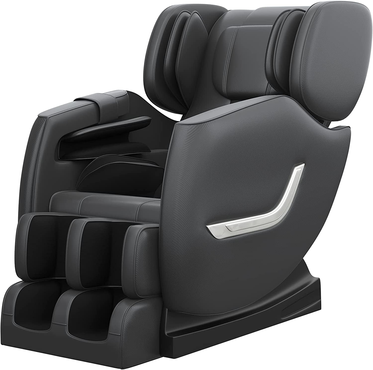 RealRelax SS01 Electric Full Body Massage Chair, Zero Gravity Shiatsu Recliner (Black)
