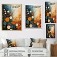 thumbnail image 4 of Designart "Dynamic Duality Colorful Mid Century Harmony IV" Abstract Canvas Art Print, 4 of 5