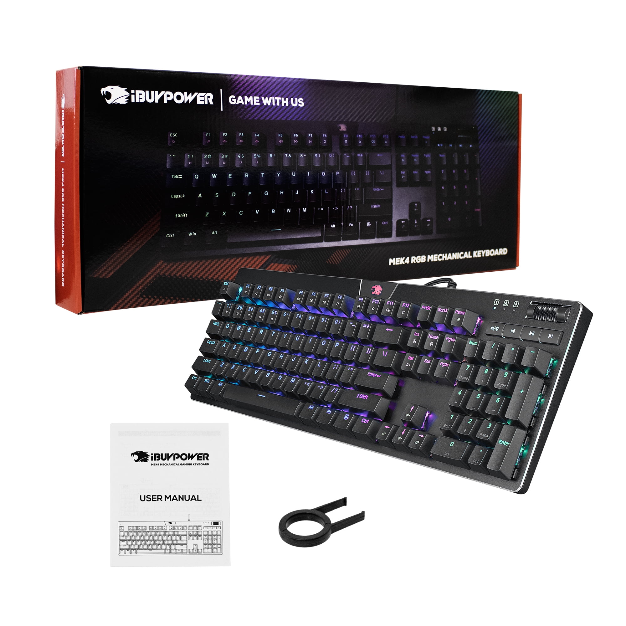 iBUYPOWER MEK 4 Mechanical Gaming Keyboard (Brown Switches)