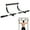 Pull Up Bar for Doorway, variant on Doorway Pull Up Bar, Single-Bar Design, Thickened Steel, Sturdy & Durable, Multi-Grip Upper Body Workout, Adjustable Indoor Chin-Up Bar for Home Gym Fitness