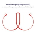 thumbnail image 2 of BLEEUS Silicone Anti-lost Earbuds Strap Headset Neck String for Wf-c500 (Red)Headphone Accessories, 2 of 7