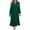 Green, variant on hotojiny Dresses for Women Long Sleeve Lace V Neck Wedding Gues Dress Flowy Pleated A-Line Dresses for Beach Vaction