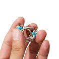 thumbnail image 2 of Llavero de metal Antiestrés Cadena de bicicleta Fidget Hand Spinner Toys (Azul claro), 2 of 4