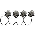 thumbnail image 2 of KAKOWELY 4 diademas para fiesta de graduación, aros para el pelo para graduados, diadema para birrete de soltero o estudiante., 2 of 4