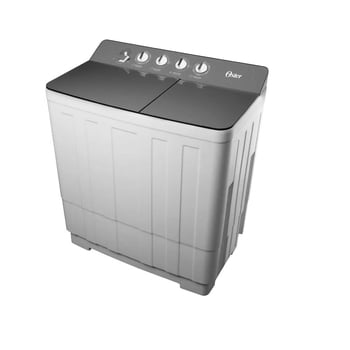 Lavadora Oster Semiautomática Doble Tina 20 kg Blanca