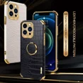 thumbnail image 3 of Funda Para iPhone 16 Pro Max Plus Anillo De Cocodrilo+mica, 3 of 8