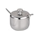 thumbnail image 2 of Juego de tarros de acero inoxidable con tapa - Recipientes de 3 piezas para almacenar especias en cocina y restaurante, 2 of 6