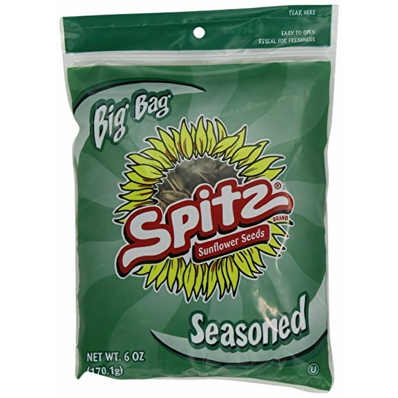 Spitz Seasoned Sunflower Seeds 6 oz (Pack of 20)