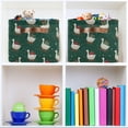 thumbnail image 6 of 2-Pack Square Closet Organizers with Handles Open Basket Bins White Goose Carrying Christmas Gift Storage Basket for Home Office, 6 of 7