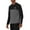 Black, variant on Mens Long Sleeve Crew Neck Lightweight Sweatshirt ASST