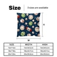 thumbnail image 5 of Baseball Chair Pillow Covers Set - Decorative Pillows Covers, Velvet Throw Pillow Cases with Unique Patterns for Home Decor, 16x16, 18x18, 20x20 Inches, 2 Pack - Great for Various Occasions., 5 of 6