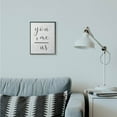 thumbnail image 3 of Stupell Industries You Plus Me Home Family Inspirational Word On Wood Texture Design Framed Giclee Texturized Art by Lettered and Lined, 3 of 3