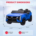 thumbnail image 7 of EastVita 2 Seater Ride on Car for Kids 24V Electric Car Toy Toddlers Battery Powered Ride on Truck with 2.4G Remote Control, Full-Wheel Suspension, Music, LED Lights, 7 of 7