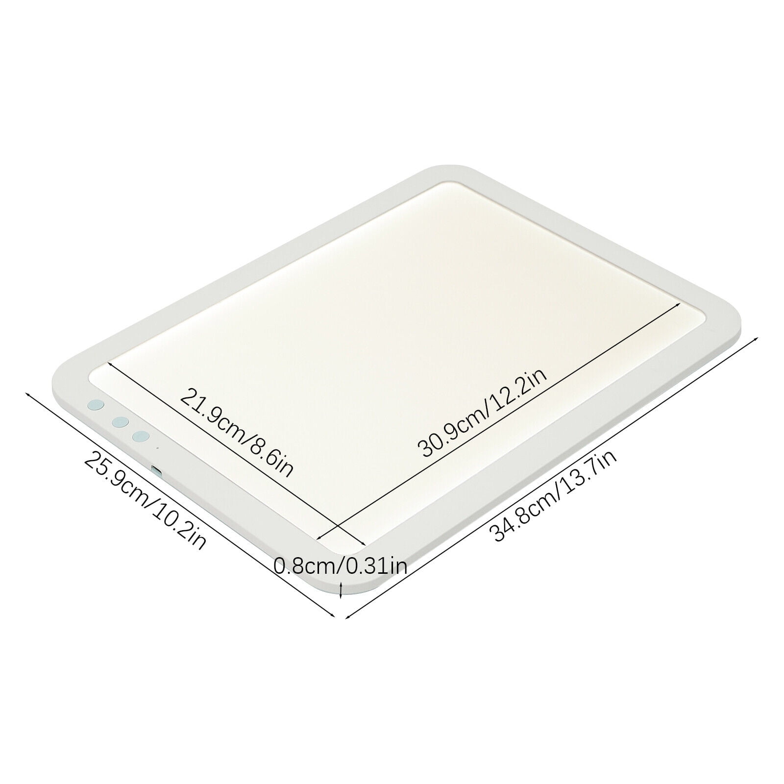 Rechargeable A4 LED Light Pad, Light Box for Tracing, Powered by 3500mAh Lithium Battery 6 Levels of Brightness, Type-c Cable, Light Board/Box for Tracing, Diamond Painting, Sketching & Drawing