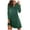 Blue, variant on USSUMA Skirts for Women Trendy Summer Women'S Casual Dresses Long Sleeve Crew Neck Casual Slim Hollow out Maxi Dress Leisure Skirts Breathable Dress Outdoor My Order Black Dress Size-L