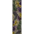 thumbnail image 5 of SAFAVIEH Watercolor Fallon Abstract Colorful Area Rug, Light Yellow/Green, 8' x 10', 5 of 7