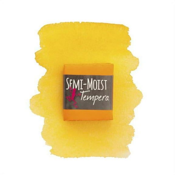 Richeson Semi-Moist Tempera Cake - Warm Yellow