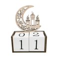 thumbnail image 1 of Calendario de Adviento Eid Mubarak, adorno de madera de Ramadán, regalo de Ramadán, decoración Al-fitr Eid Mubarak para dormitorio, escritorio, sala de estar Estilo C, 1 of 8