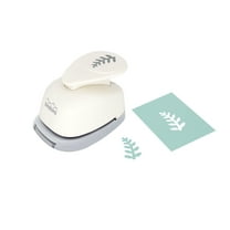Bira Craft 1 inch Rock Fern Shape Lever Action Craft Punch for Paper Crafting Scrapbooking