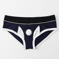 thumbnail image 3 of Sexy Panties for Men Low Rise Stretchy Slim Fit Lingerie Support Pouch Hollow Out Exotic Breathable Underwear Nightwear, 3 of 4