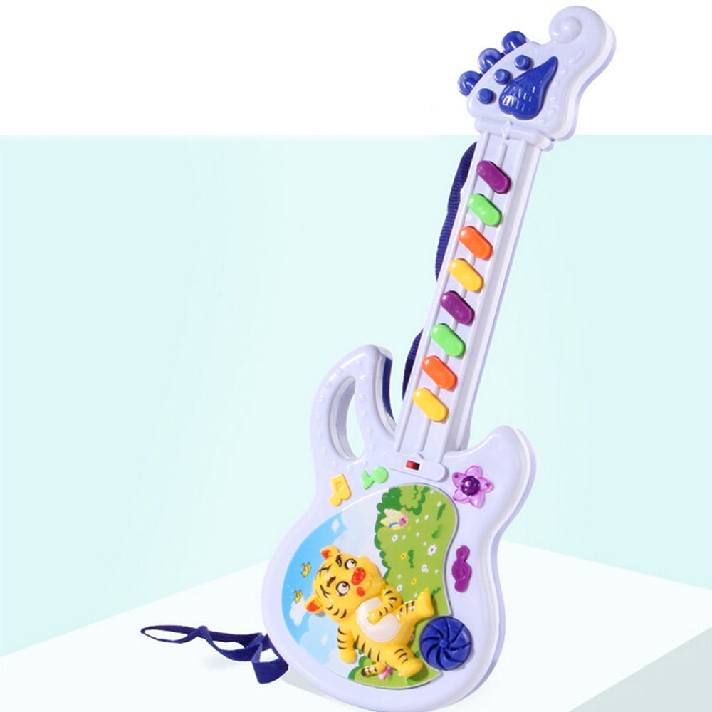 Siaonvr Electric Guitar Toy Musical Play For Kid Boy Girl Toddler Learning Electron Toy