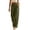 Army Green, variant on Fmbrln Womens Wide Leg Baggy Pants Summer Side Lace Openwork Long Pants Beach Vacation Lounge Trousers with Pockets