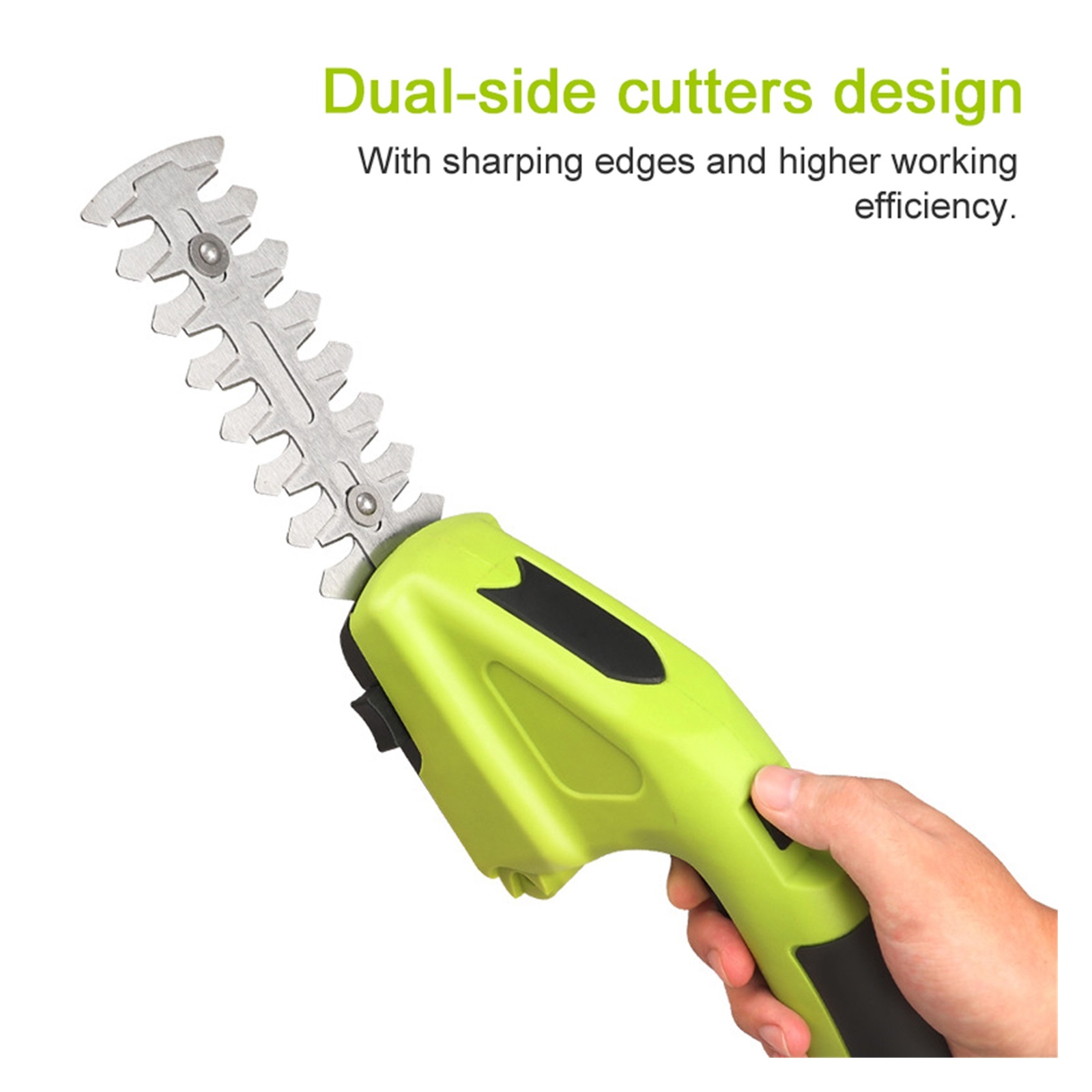 Electric Branch Trimmer Pruning Shears Garden Lawn Hedge Cordless Fence Weeder Mower Garden Tool ,2 IN 1 Trimmer & Edger