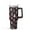Black-2, variant on Double Wall 40oz Tumbler Gift - Festive Stainless Steel w/Reindeer Pattern, Leakproof w/Handle & Straw