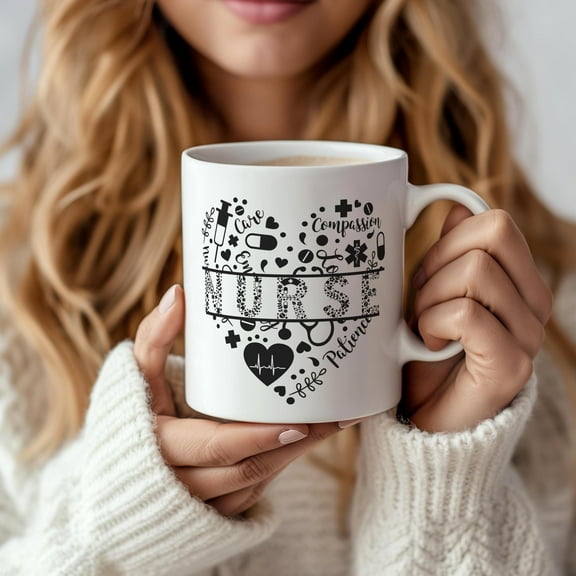 ChaChaCoo Nurse Mug, Nurse Coffee Mug, Nurse Cup, Nurse Graduation Gift, Nurse Retirement, Nurse Practitioner, Nurse Life Mug, Registered Nurse