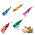 thumbnail image 3 of Flmtop Pet Cat Teaser Wand Sound Paper Bell Replacement Head Bite Interactive Play Toy Red, 3 of 9