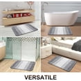 thumbnail image 7 of Buganda Microfiber Bathroom Rugs, 20"x47" Light Grey Luxury Extra Soft and Absorbent Bath Mat, Non-Slip Plush Bath Carpet, 7 of 7