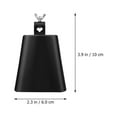 thumbnail image 3 of Dsseng 1 Set Metal Cowbell with Wooden Drumstick Percussion Tool Small Cow Bell Stick, 3 of 7