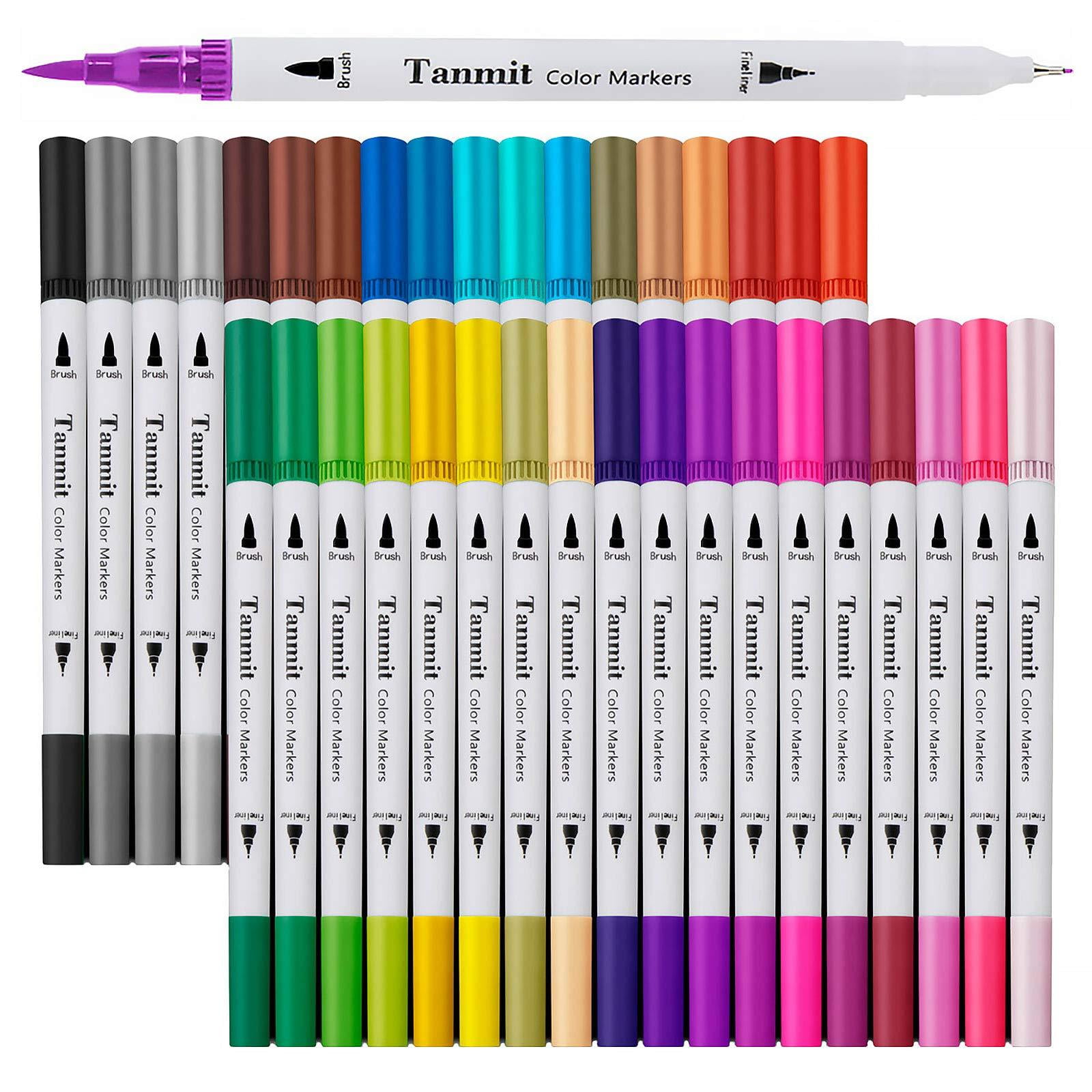 brush pen coloring book