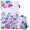 Pretty Flower, variant on Folio Case for 2021 Samsung Galaxy Tab A8 10.5" (SM-X200 /SM-X205) - Flip Lightweight Wallet Case with Stand /Card Holders, Protective Leather Fold Stand Cute Cover (Purple Butterfly)