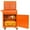 Orange, variant on Tool Chest with 5 Drawers, Rolling Tool Box, Lockable Tool Cabinet Hidden Double Tool Organizer