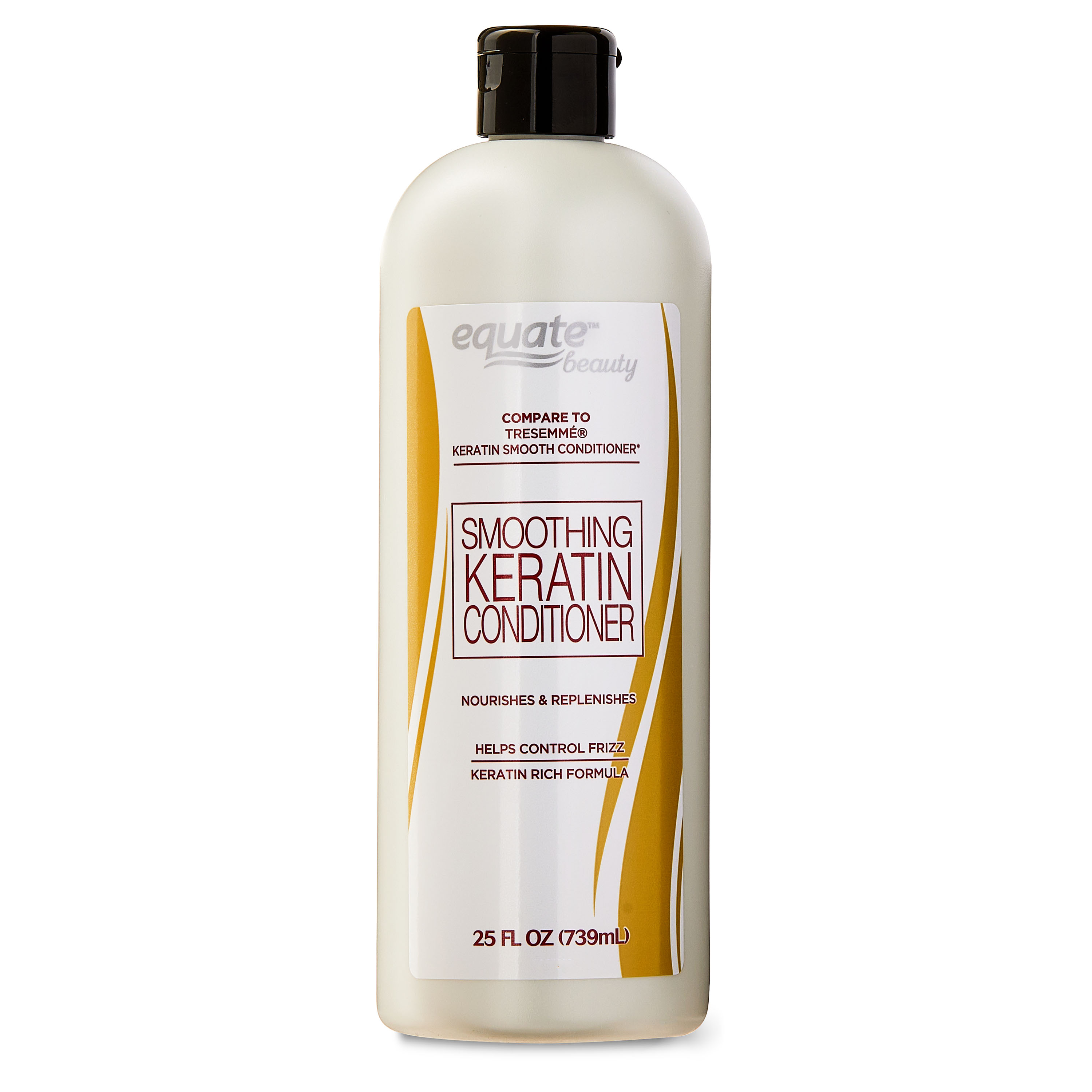 Equate Smoothing Keratin Conditioner for Hair Care, 25 fl oz, Compare to Tresemme® Keratin Smooth Conditioner