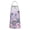 Purple Butterfly Flower, variant on Purple Butterfly Flower Butterfly Pattern Apron-Garden Aprons for Women with Pockets-Cotton Linen Waterproof Kitchen Cooking Gardening Aprons Adjustable for Kitchen,Cooking,BBQ and Salon 33x27 Inch
