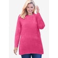 thumbnail image 3 of Woman Within Plus Size Crewneck Chenille Sweater, 3 of 6
