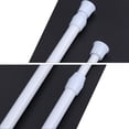 thumbnail image 4 of 3pcs Carbon Steel Pole Multi-use Shower Curtain Rod Adjustable Telescopic Rod, 4 of 8