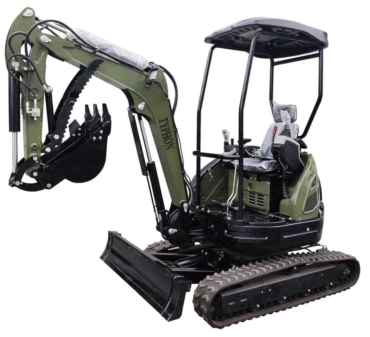 TUNEXX 2ショット TAIRA タイラ 4/18 TYPHON Terror XIX Prestige Mini Excavator, 4200 lbs, Kubota D902