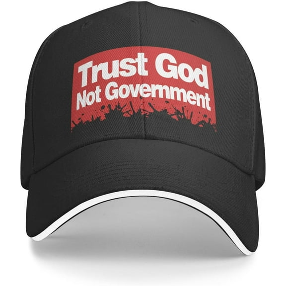 Trust God Not Government Baseball Caps Men Women Windproof Breathable Fashion Hat Athletic