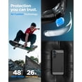 thumbnail image 3 of Funda para celular Spigen Galaxy A16 5G Rugged Armor negra, 3 of 7