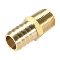 thumbnail image 3 of Adaptador de conector de manguera de barbilla de latón de 3/4 pulgadas x NPT macho de 1/2 pulgadas 1 pieza, 3 of 3