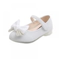 thumbnail image 5 of Toddler Little Girls Bowknot Mary Jane Ballerina Shoes Wedding Bridesmaids Glitter Party Dress Princess Shoes, 5 of 5