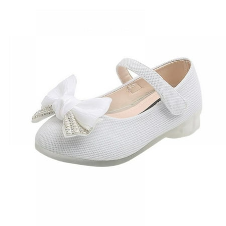 

Girls Dress Shoes Cute Bow Mary Jane Ballet Flats School Wedding Party Flat Shoes