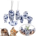 thumbnail image 2 of 7pcs/set Mini Ceramic Simulation Vase for Cat Whisker, Pet Gifts, Home Ornaments, 2 of 4